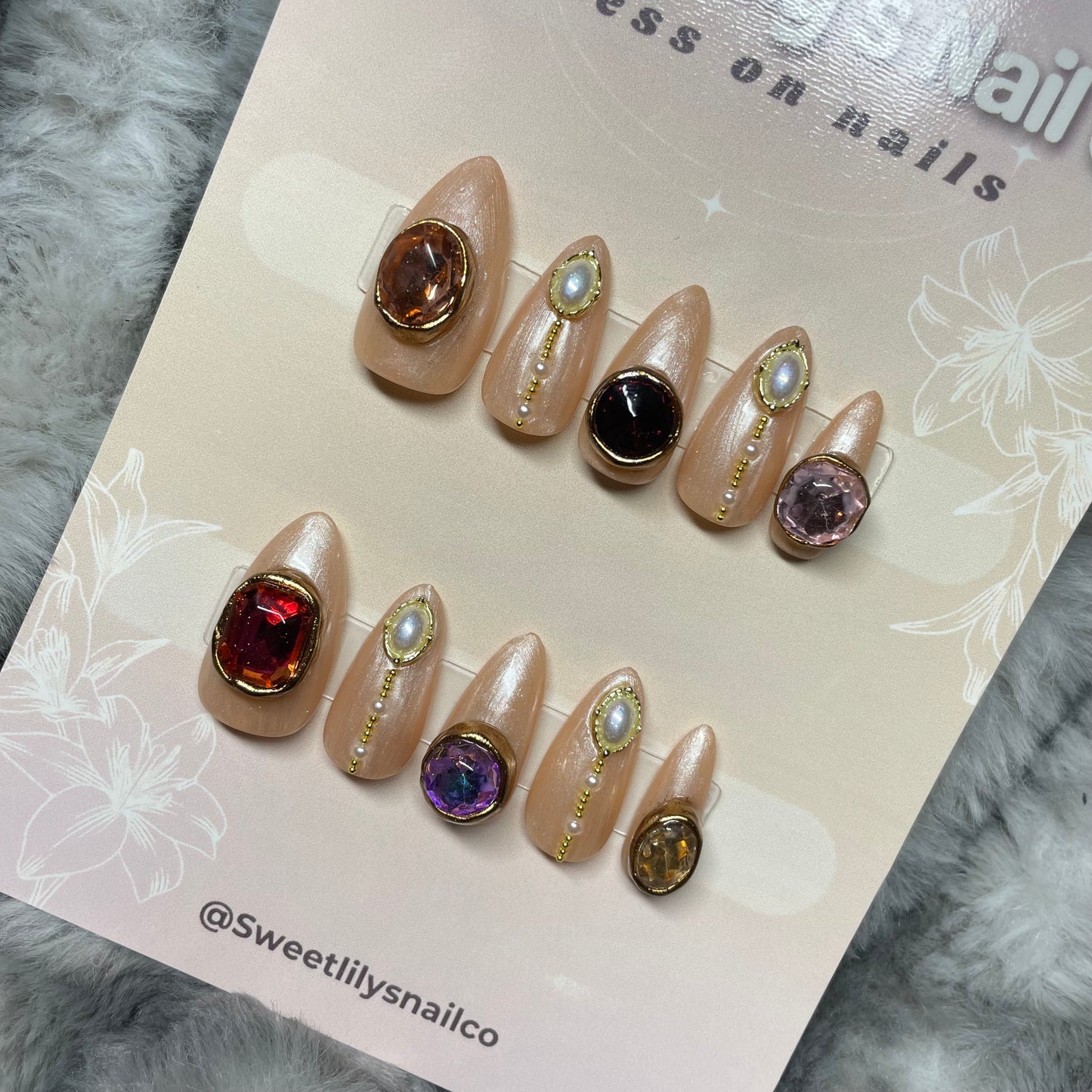 Jewel and Pearl Set