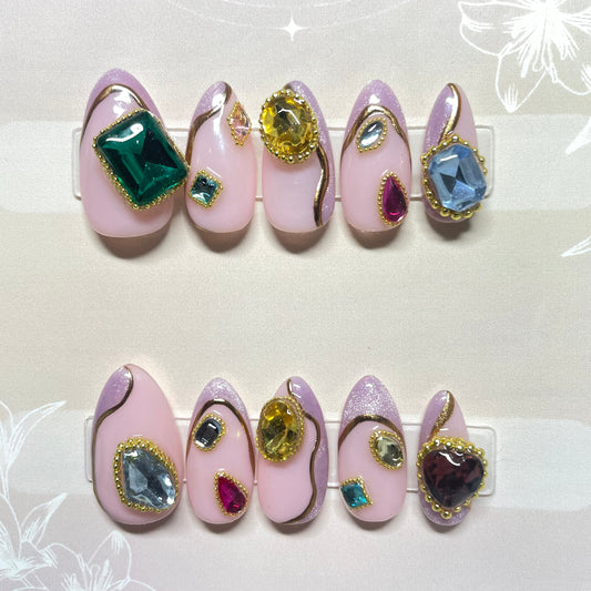 Jeweled All Over Set