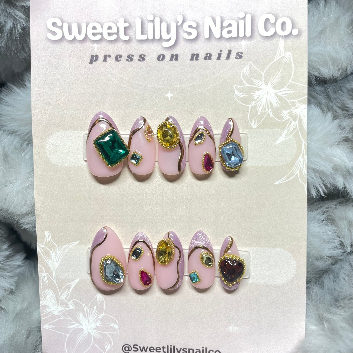 Jeweled All Over Set